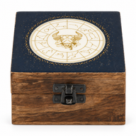 Small Enamelled Box - Taurus