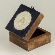 Small Enamelled Box - Taurus