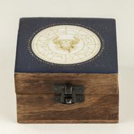 Small Enamelled Box - Taurus