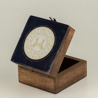 Small Enamelled Box - Gemini