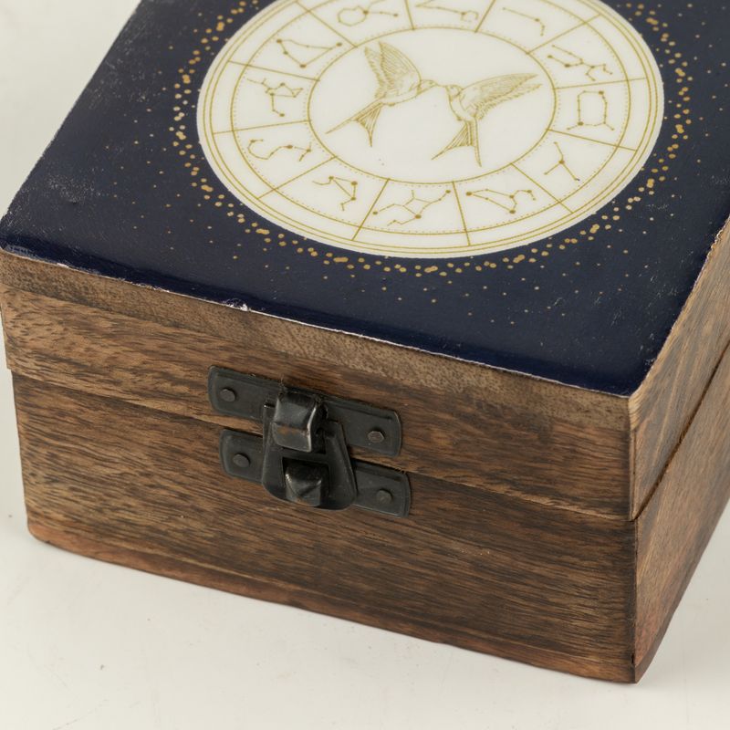 Small Enamelled Box - Gemini