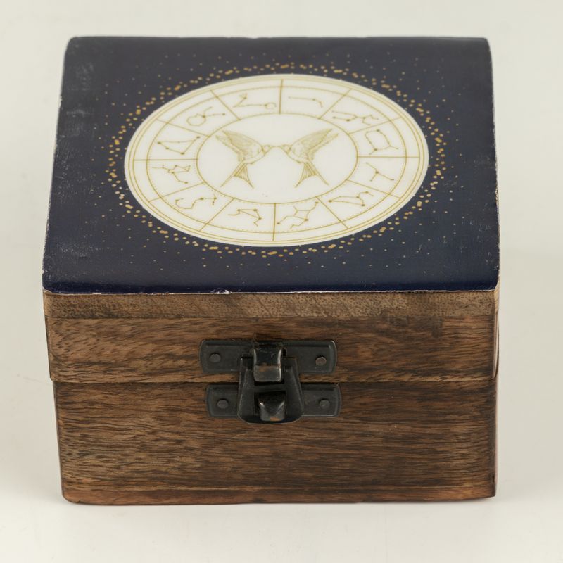 Small Enamelled Box - Gemini