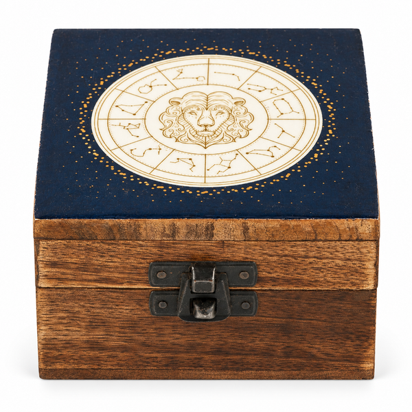 Small Enamelled Box - Leo