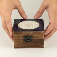 Small Enamelled Box - Leo