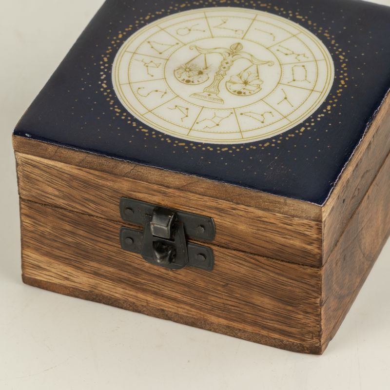 Small Enamelled Box - Libra