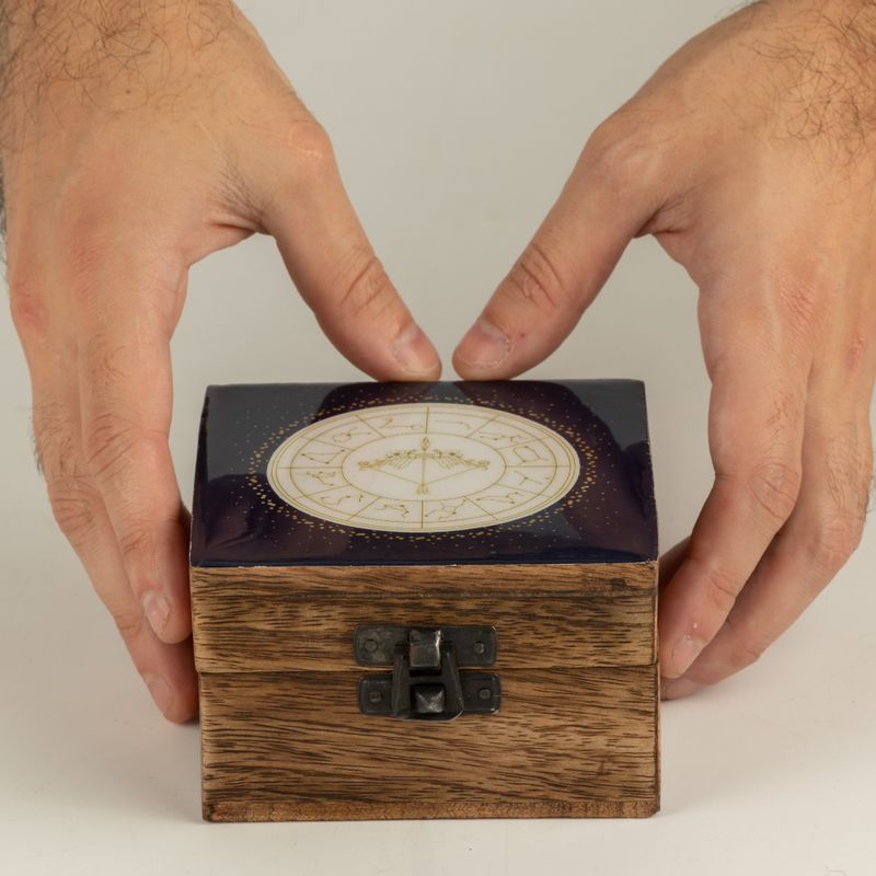 Small Enamelled Box - Sagittarius