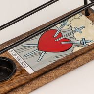 Large Sage Stick Heater Enamelled - 3 of Swords