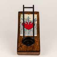 Large Sage Stick Heater Enamelled - 3 of Swords