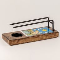 Large Sage Stick Heater Enamelled - The Star