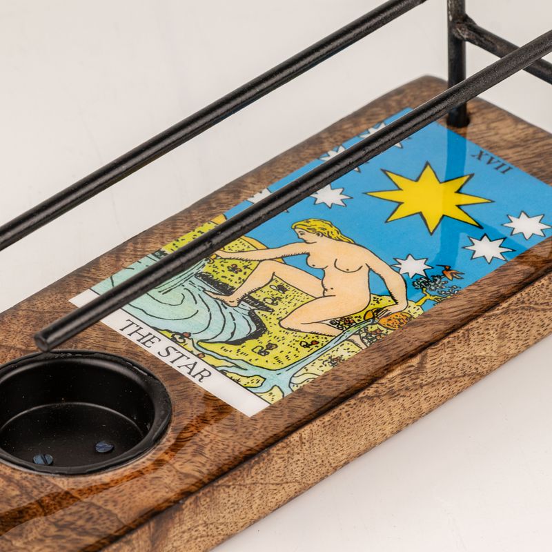 Large Sage Stick Heater Enamelled - The Star