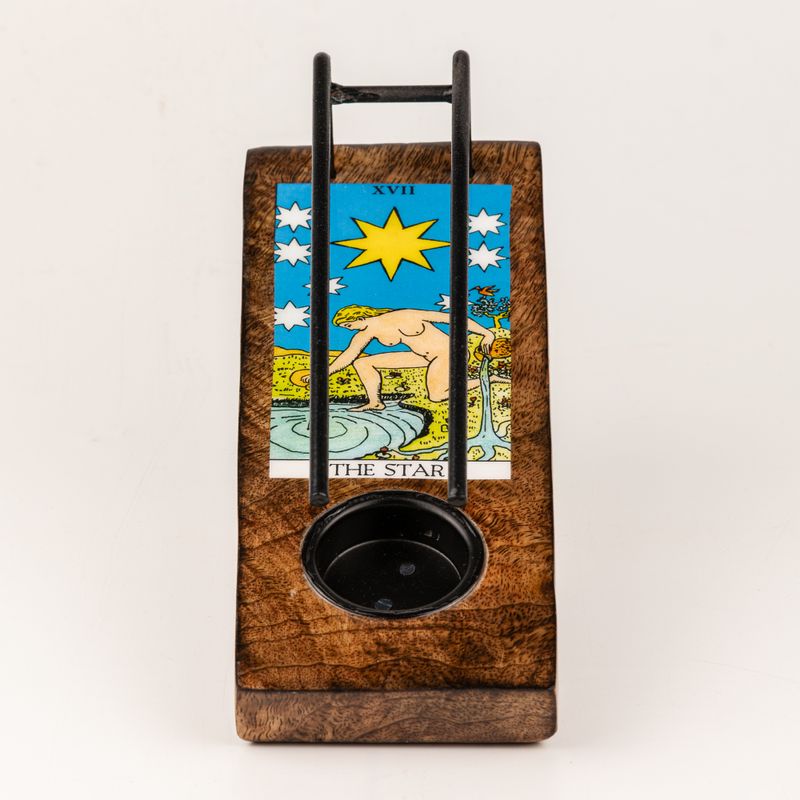 Large Sage Stick Heater Enamelled - The Star