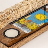 Large Sage Stick Heater Enamelled - The Moon