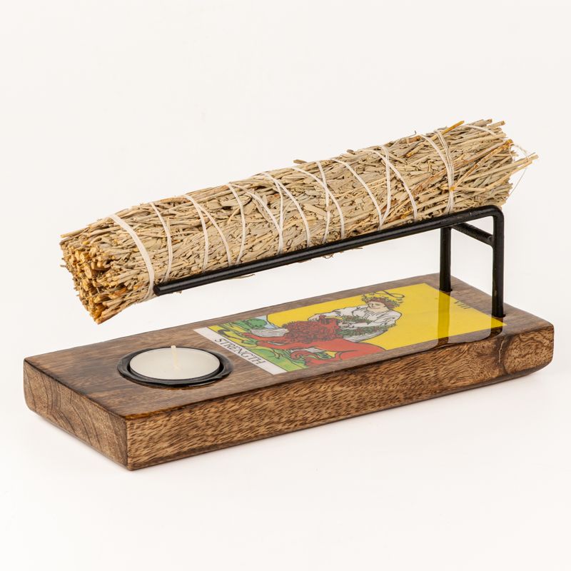 Large Sage Stick Heater Enamelled - Strength