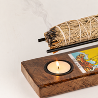 Large Sage Stick Heater Enamelled - The Fool