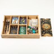 Sun Goddess Tarot Tray with Card Holder