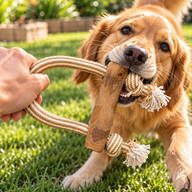 PAW Toys - Coffee Wood Chew - Loop & Tug