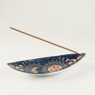 Enamel Incense Bowl - Aluminum - Pink Sun & Moon