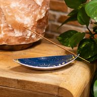Enamel Incense Bowl - Aluminum - Zodiak Moon Phases