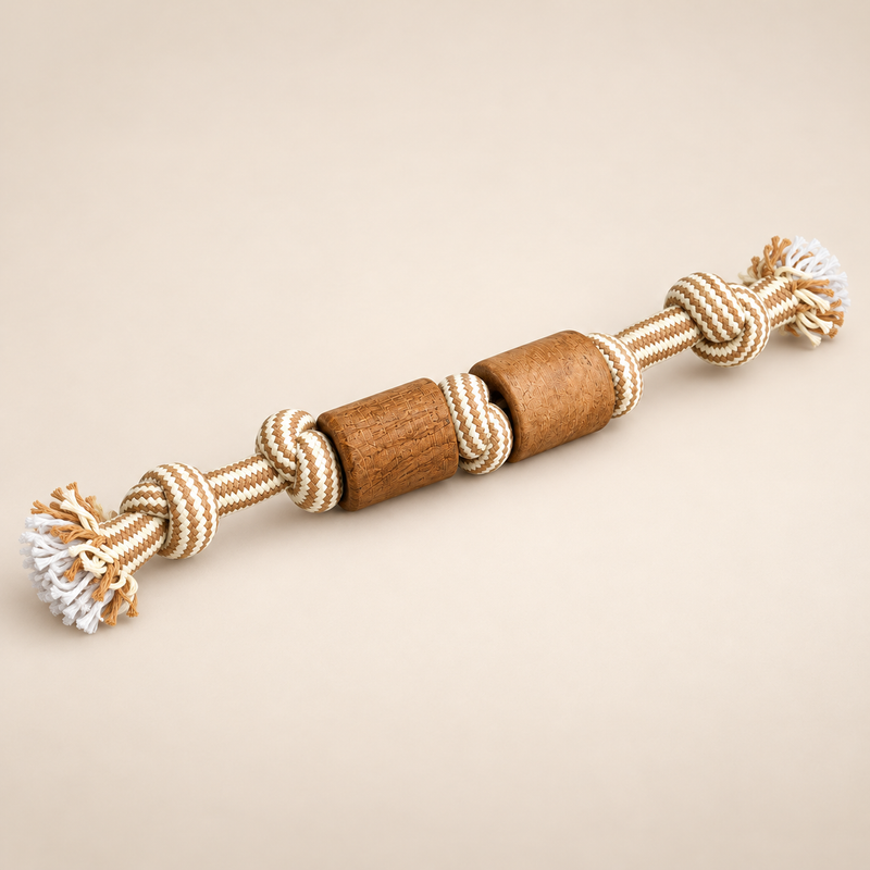 PAW Toys - Coffee Wood Chew - Trail Born Tug