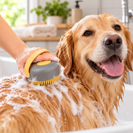 PAW Grooming Tools - Easy Wash Shampoo & Massage - Silicone Bristles