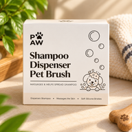 PAW Grooming Tools - Easy Wash Shampoo & Massage - Silicone Bristles