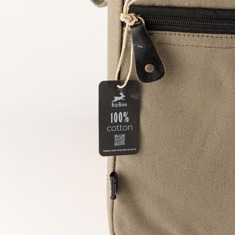 Canvas Large Laptop Pouch - Olive