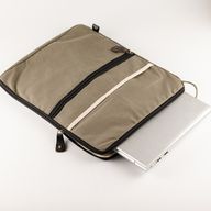 Canvas Large Laptop Pouch - Olive