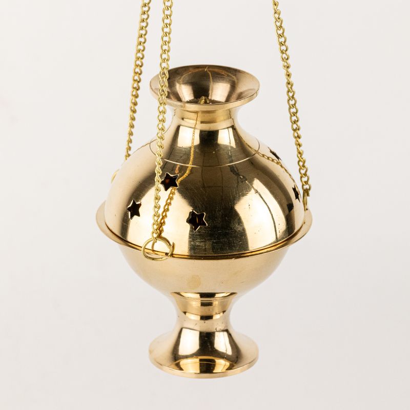 Hanging Brass Incense Burner