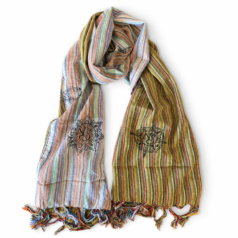 Nomad Sari Travel Blessing Scarves Starter Pack – 72 Scarves + FREE Display Stand