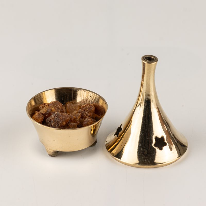 Brass Cone Burner (assorted designs)