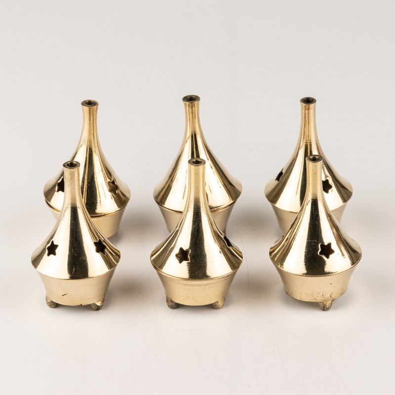 Brass Cone Burner (assorted designs)