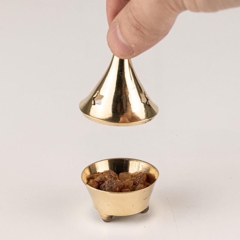 Brass Cone Burner (assorted designs)