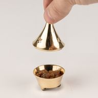 Brass Cone Burner (assorted designs)