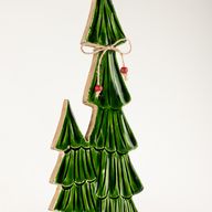 Lost in the Forest - Large  - Twin Enamelled Trees - (45x15x2.5cm)