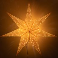 Star Lamp - Calm Cream - Seven Point - 60cm