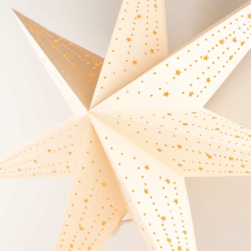 Star Lamp - Calm Cream - Seven Point - 60cm