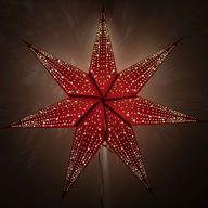 Star Lamp - Lucky Red - Seven Point - 60cm