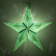 Star Lamp - Green Festival - Five Point - 60cm