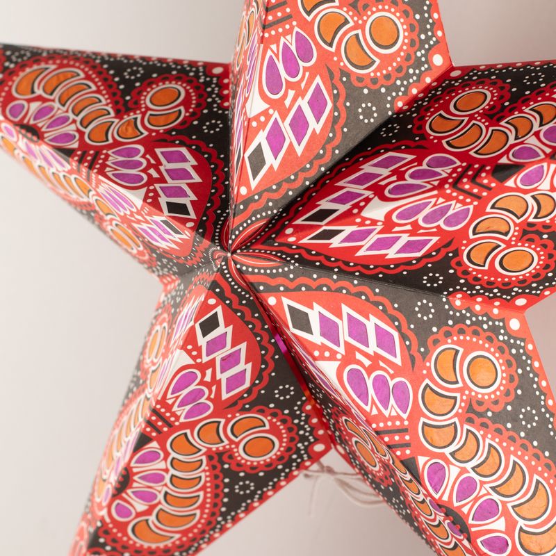 Star Lamp - Fire Festival Five  Point - 60cm
