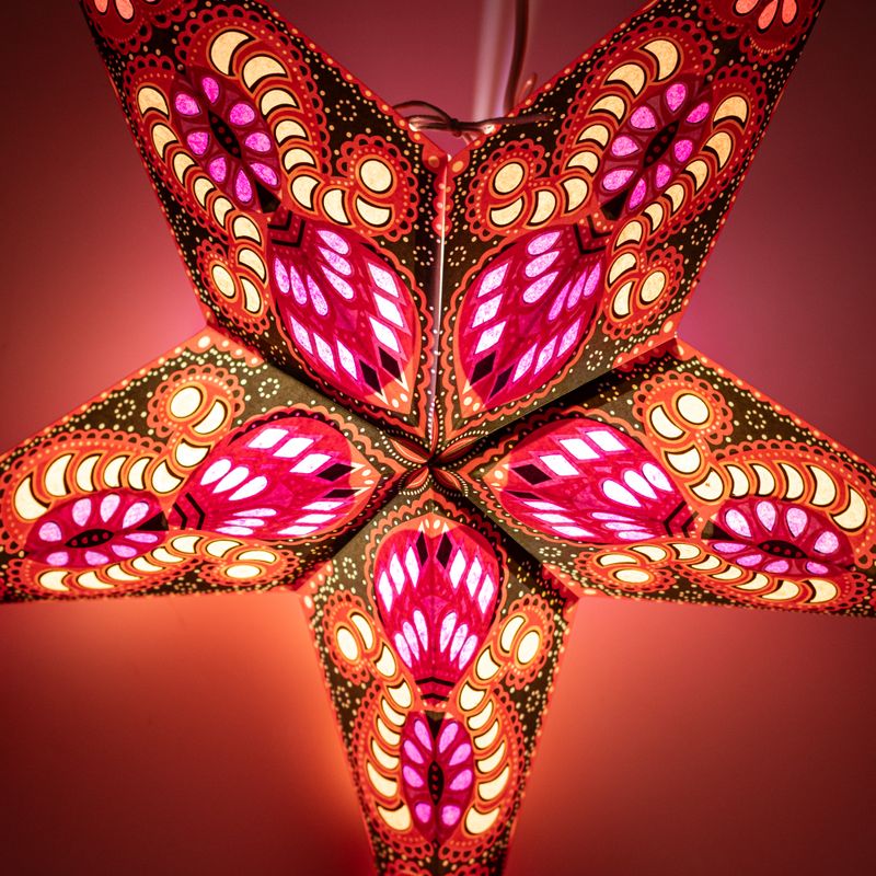 Star Lamp - Fire Festival Five  Point - 60cm