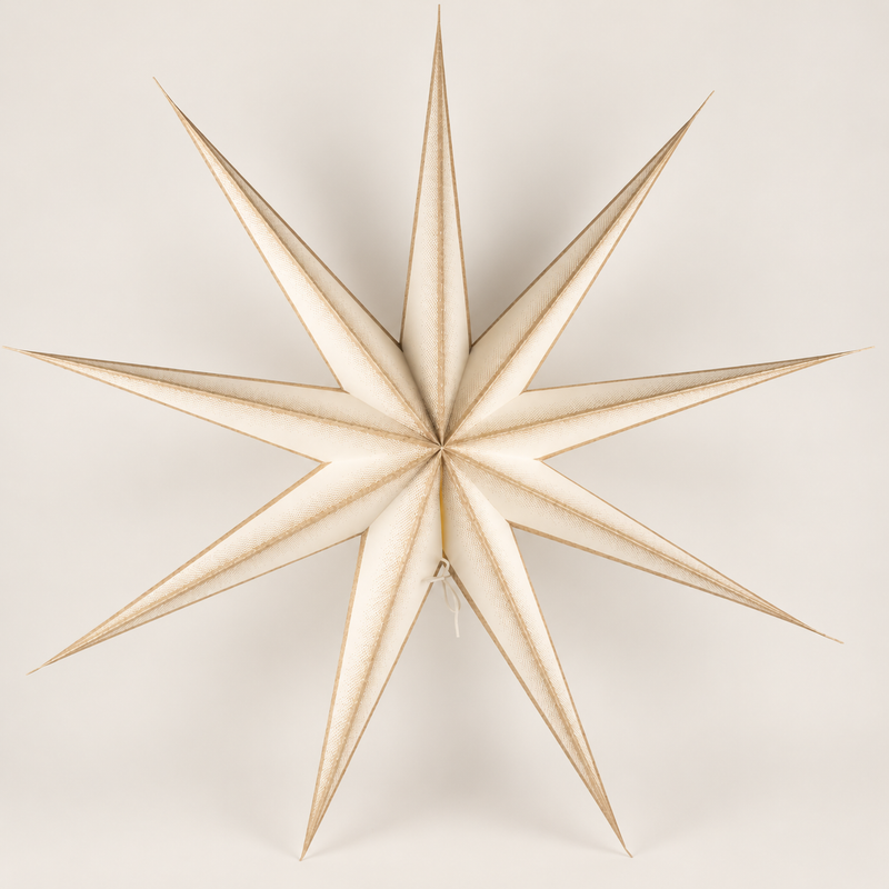 Star Lamp - Super Nova Champagne Glitter Nine Point - 90cm