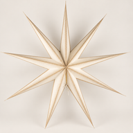 Star Lamp - Super Nova Champagne Glitter Nine Point - 90cm