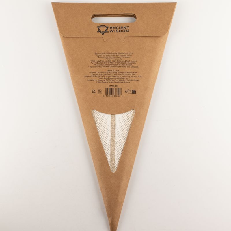 Star Lamp - Super Nova Champagne Glitter Nine Point - 90cm