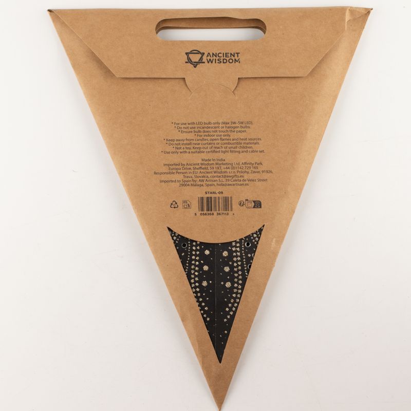 Star Lamp - Black Northern Lights Seven Point - 60cm