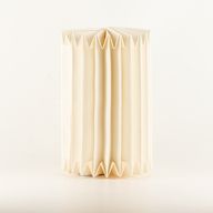 Scandinavian Pleated Paper Sconce