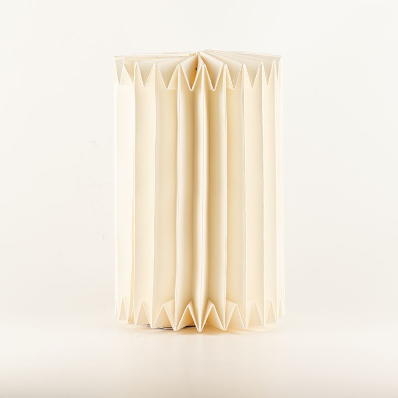 Scandinavian Pleated Paper Sconce