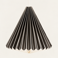 Warm Geometric Paper Cone Shade