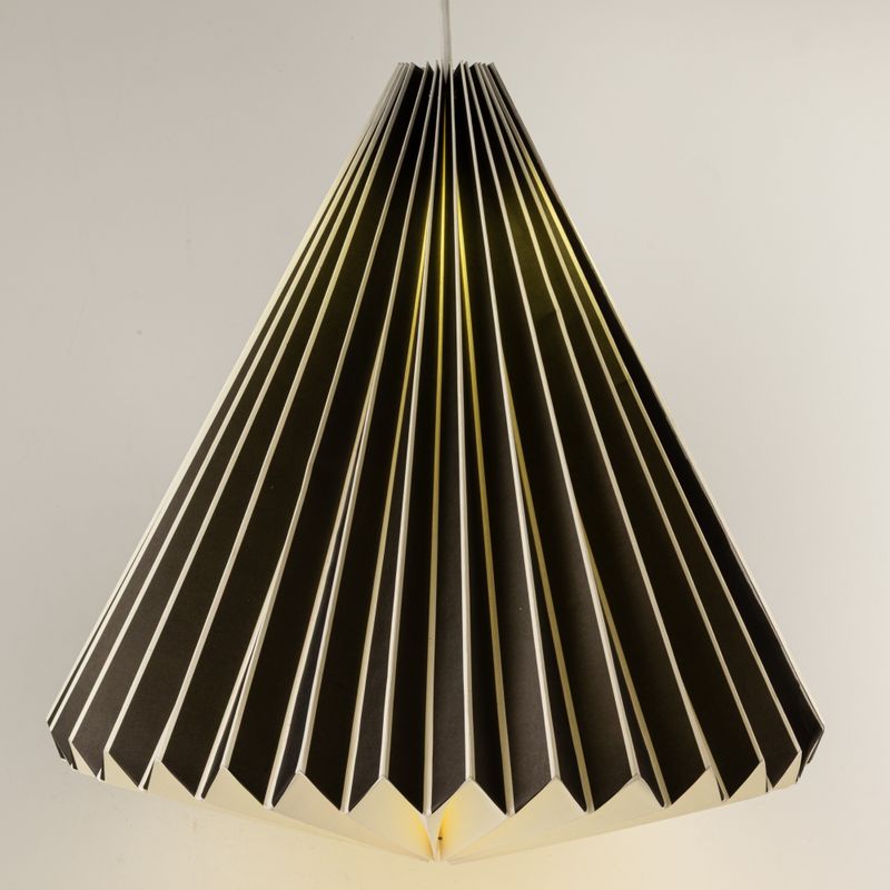 Warm Geometric Paper Cone Shade
