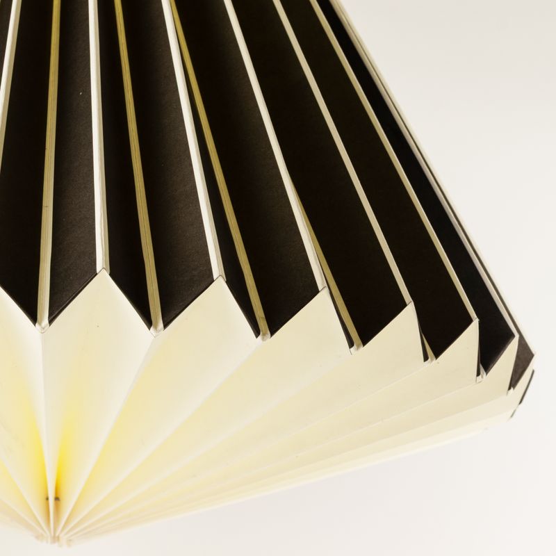 Warm Geometric Paper Cone Shade