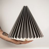 Warm Geometric Paper Cone Shade